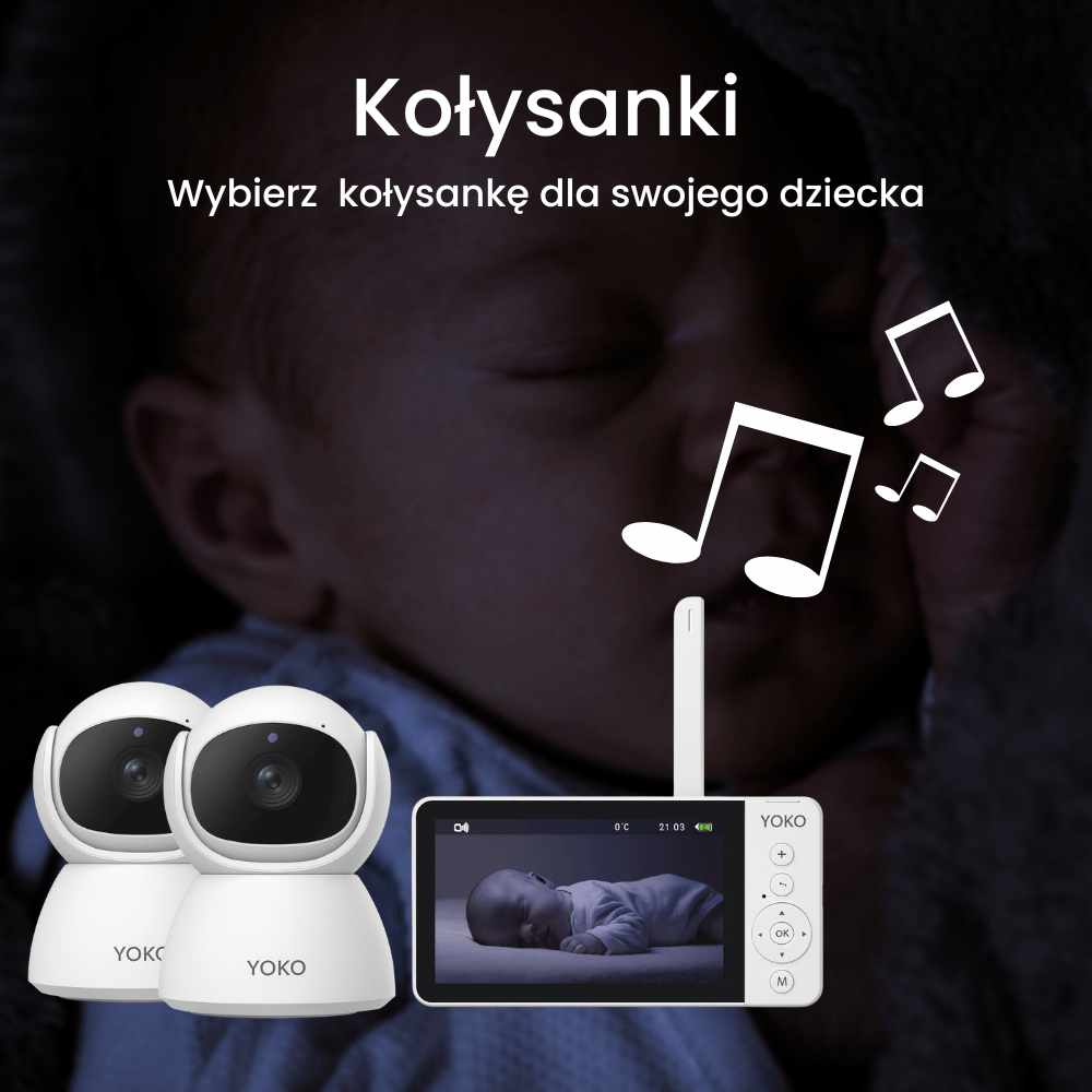 YOKO DREAM Strażnik oddechu: Elektroniczna niania YOKO X5™DUO + Monitor oddechu SNUZA HERO MD (wyrób medyczny) yokoduo7