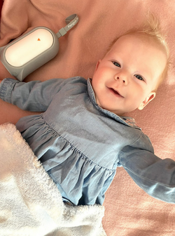 Monitor oddechu SNUZA HERO MD (wyrób medyczny) +  profesjonalny usypiacz  dla niemowląt