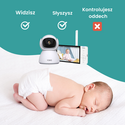 Elektroniczna niania YOKO® X5 z dużym 5" ekranem HD