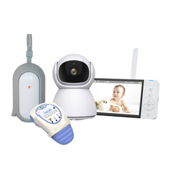 Monitor oddechu SNUZA + niania + element wyciszenia na wieczór