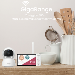 Elektroniczna niania YOKO X5 z dużym 5" ekranem HD