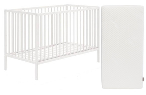 Łóżeczko dla niemowląt Natulino 120 x60 DreamNest z materacem DREAM Plain (piankowy)