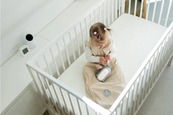 Łóżeczko dla niemowląt Natulino DreamNest 120 x60 z materacem PURE AIR Plain (piankowy)     