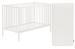 Łóżeczko dla niemowląt Natulino 120 x60  DreamNest  z materacem DREAM Plain (piankowy)     