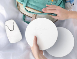 BABYSENSE 7 - monitor oddechu (Wyrób medyczny) + mata do usypiania Natulino SLEEPYBUMP™ | malinowa