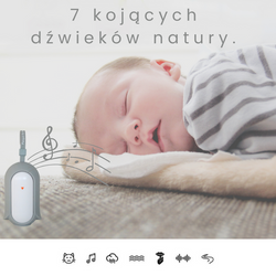Asystent snu niemowląt.  Spokojne wieczory. Łatwiejsze zasypianie.