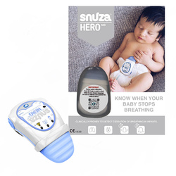 Monitor oddechu SNUZA HERO MD (Wyrób medyczny) + mata do usypiania Natulino SLEEPYBUMP™ | szara